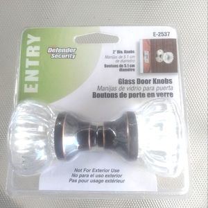 Glass door knobs new